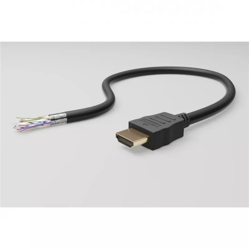Goobay 61296 - High Speed HDMI Kabel mit Ethernet-Winkelstecker 4Ka60Hz 2.0 - Kabel - Digital/Display/Video