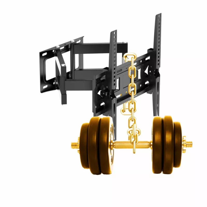 TV mount MANTA P60 for 26–65 inch TVs, VESA compatible, adjustable tilt and swivel