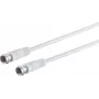 Coaxial Cable S/CONN 80094-32 3.75 m F-type White