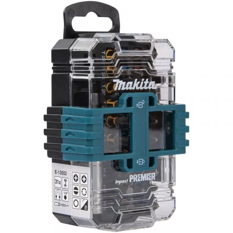 Makita Impact Premier screwdriver bit set, 31 pieces (E-13552)