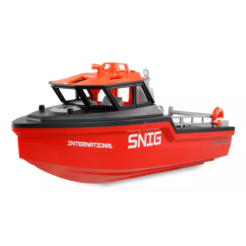 Amewi Rescue Boat 26117 — Brushless Jet Drive, 320 mm, Black/Red