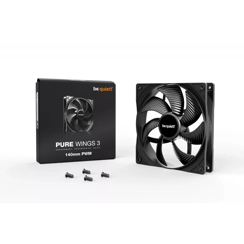 be quiet! Pure Wings 3 140mm PWM Computer case Fan 14 cm Black 1 pc(s)