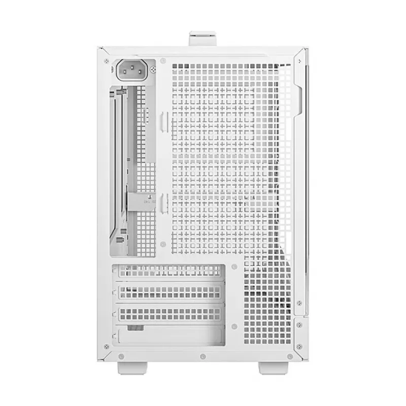 Computer case DeepCool CH160 PLUS WH Small Form Factor white, microATX, tempered glass, USB-C