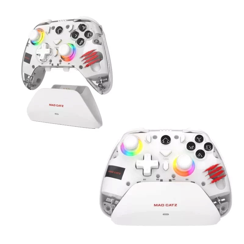 Gaming controller Mad Catz C.A.T. 17 CUSTOMIZABLE — wired gamepad, programmable buttons, ergonomic design