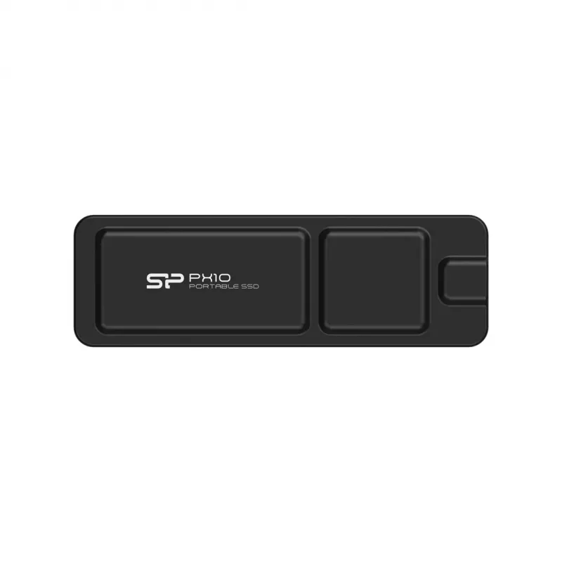 External SSD Silicon Power PX10 512GB USB Type-C 3.2 Gen 2, 1050 MB/s, Aluminium, Black