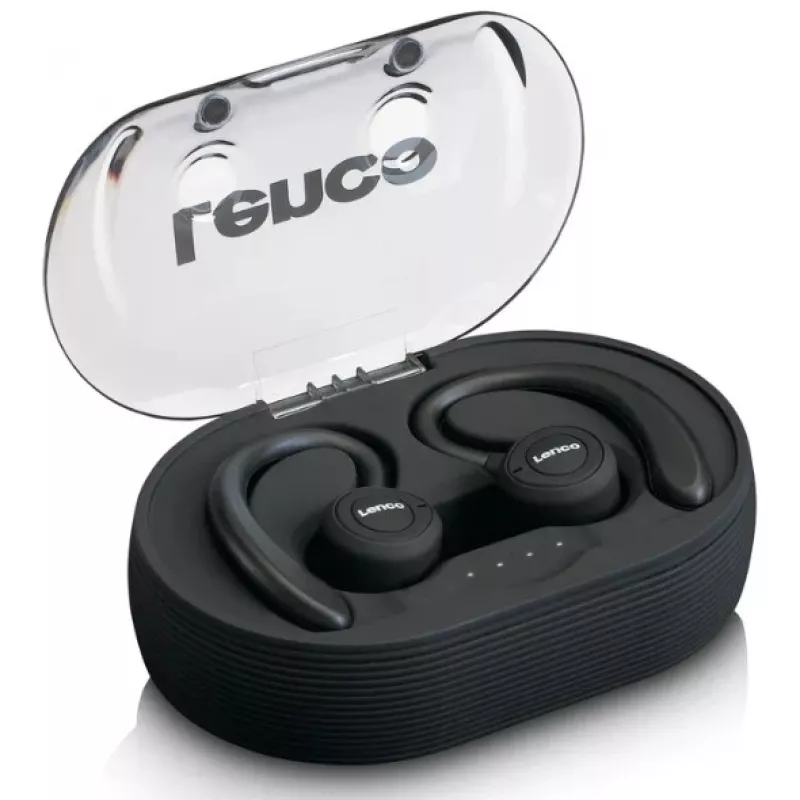 Headphones Lenco EPB-460BK