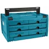 Makita MAKSTOR 3.6 Small parts box Black, Blue