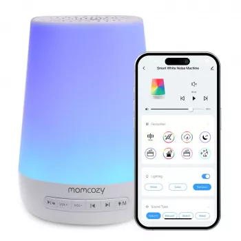 Momcozy WN02 LED Night Light with White Noise, Wi-Fi, Alexa, USB-C