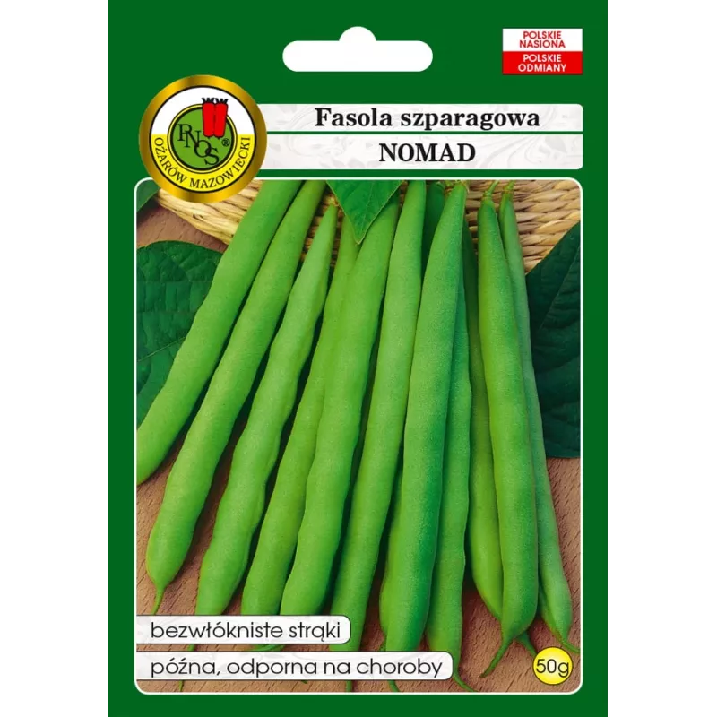 Nomad Green Dwarf Bean Seeds, 50g - Vegetable Seeds