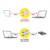 ROLINE RM USB 3.2 Gen 2 Cable, C-C, ST/ST, 4K UHD-1, 10Gbit/s, Emark, 100W, black, 1 m