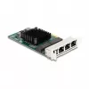 DeLOCK PCI Express x4 Card 4 x RJ45 Gigabit LAN BCM Grey