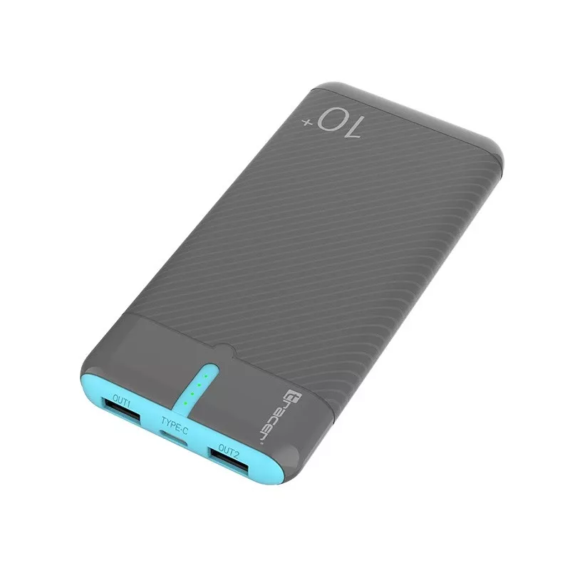 PowerBank EnerGo 10000mAh gray-blue