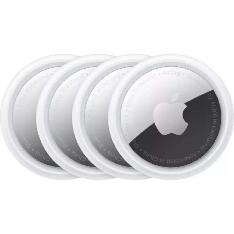 Apple AirTag 4-Pack, Silver/White (MX542LL/A)