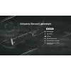 Tactical flashlight Nitecore EDC25 — dual-LED, 15 lm, aluminium body, USB-rechargeable, IP54, shockproof, black