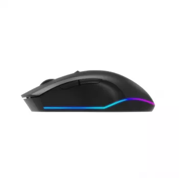 Wireless RF Optical Mouse Gembird MUSGW-6BL-02 — right-hand, 3200 DPI, 6 buttons, black, RGB