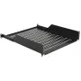 Rack shelf LOGON RAS410BL Black 50 kg capacity 19 inch