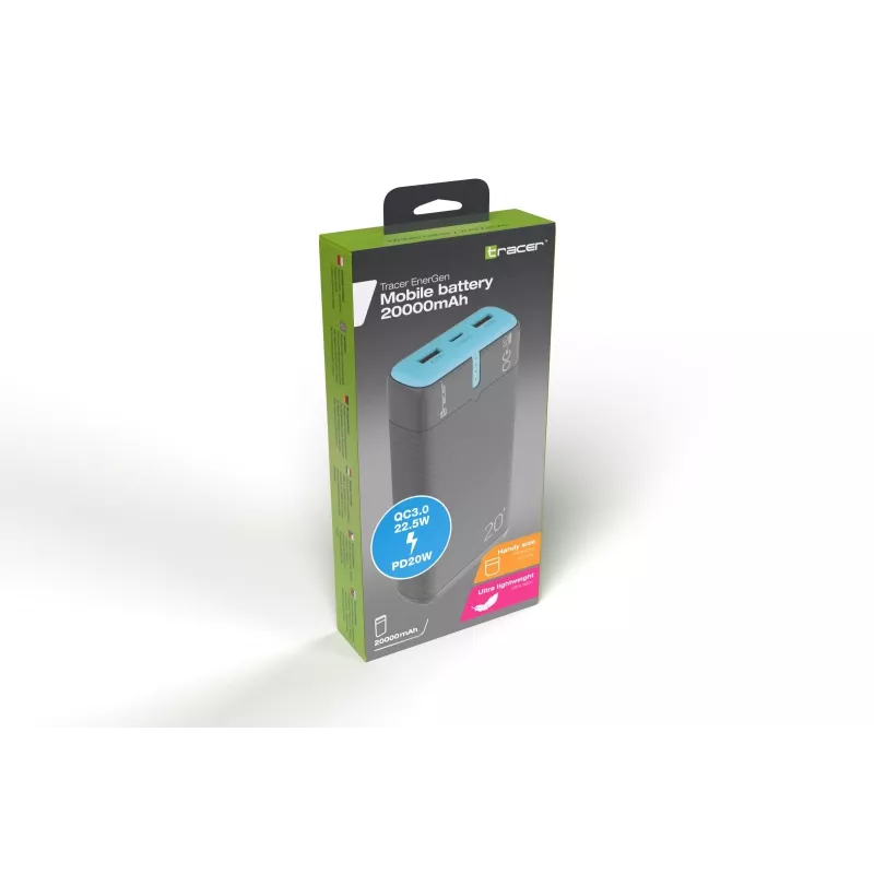 Tracer EnerGen 20000 mAh Black, Blue