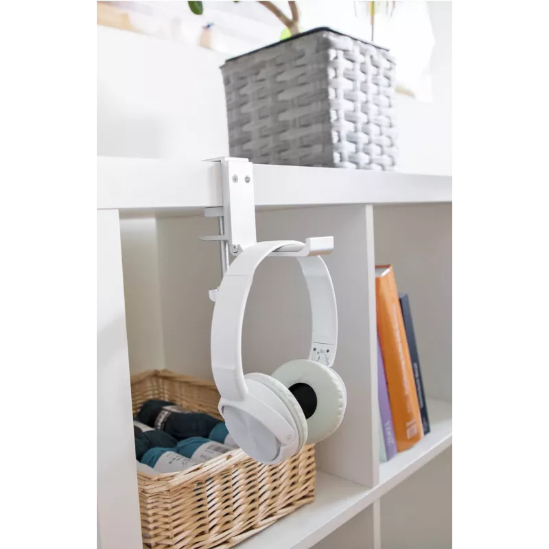 Headphone holder DeLOCK 18450 adjustable aluminium silver