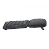 Logitech ERGO K860 - Keyboard - Wireless - 2.4 GHz, Bluetooth 5.0 - QWERTY - Spanish - Graphite