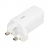 iBOX C-65 White, GaN 65W universal charger UK plug