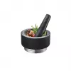 Mortar GEFU 35300 Black Stainless Steel Granite 14 cm