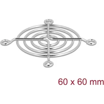 Fan grill DeLOCK 67305 Metal Silver 53mm
