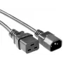 Microconnect PE0191450 power cable Black 5 m C19 coupler C14 coupler