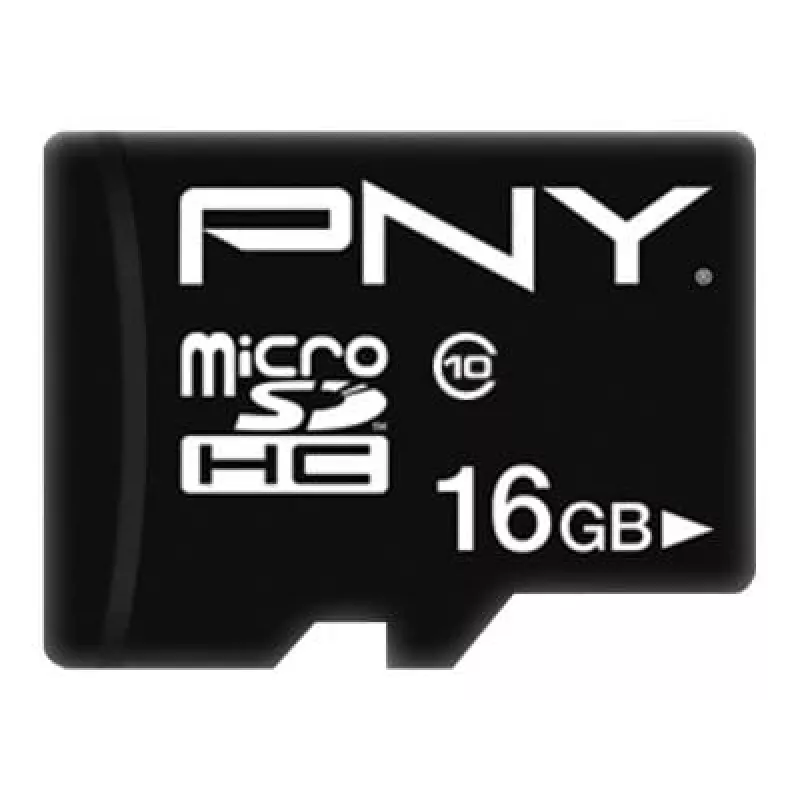 MicroSDHC PNY 16GB Class 10 Black P-SDU16G10PPL-GE