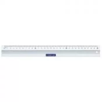 Desk ruler Staedtler Mars 563 200 mm Aluminium White