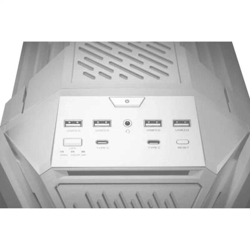 ASUS ROG GR701 Hyperion White, PC, White, ATX, EATX, micro ATX, Mini-ITX, Aluminium, Multi, Front