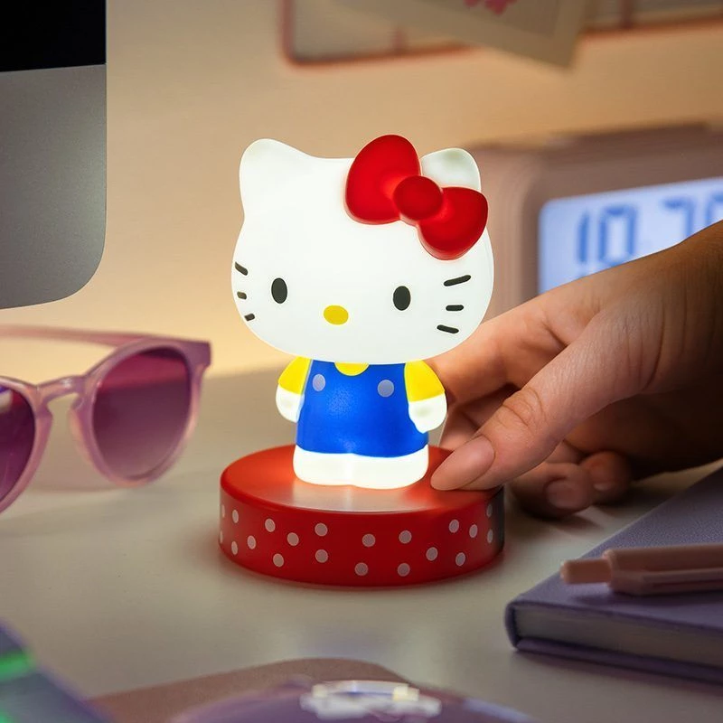 Table lamp Paladone Hello Kitty Icon Light — decorative LED icon lamp, compact bedside light