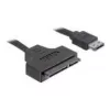 SATA cable DeLOCK ESATAP-100 0.5m Black