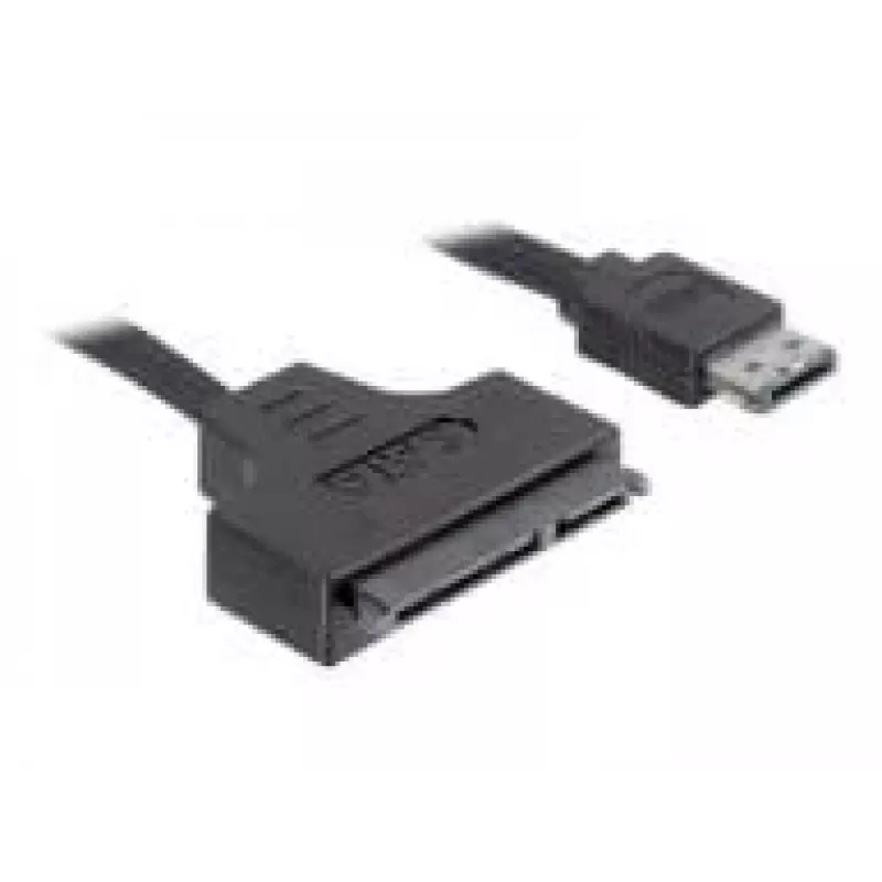 SATA cable DeLOCK ESATAP-100 0.5m Black