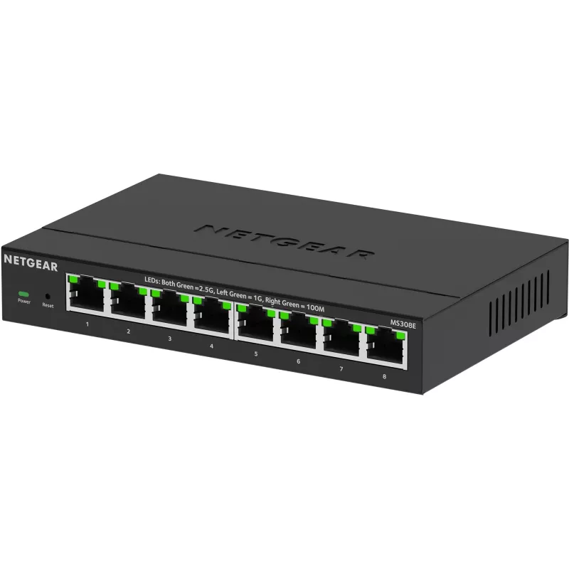 NETGEAR MS308E Unmanaged 2.5G Ethernet (100/1000/2500) Black
