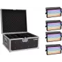 EUROLITE LED Super Strobe Set 20000679 — 4 LED strobe lights with carrying case