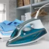 Steam iron Maestro MR-304C, 2200W, white/blue — steam iron for home use