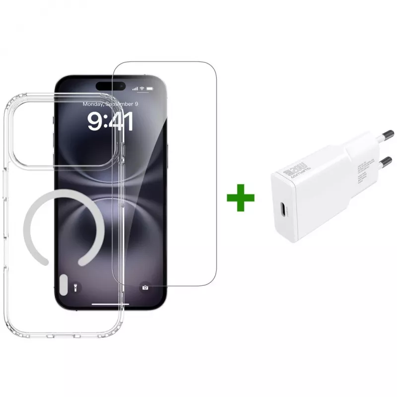 4smarts 3in1 Premium Starter Set for Apple iPhone 17 Pro Max, MagSafe Compatible