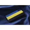 Smartphone case man and wood for iPhone X/XS — dandy blue black, protective hard shell