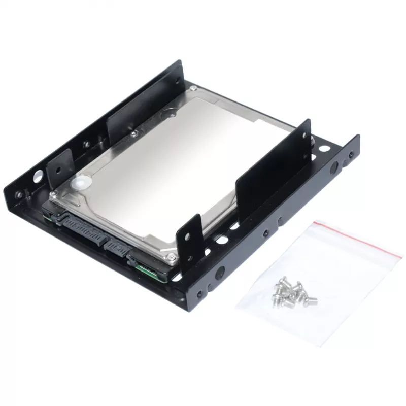 Mounting Frame ultron Internal 2x2.5 SSD/HDD Metal black (377215)