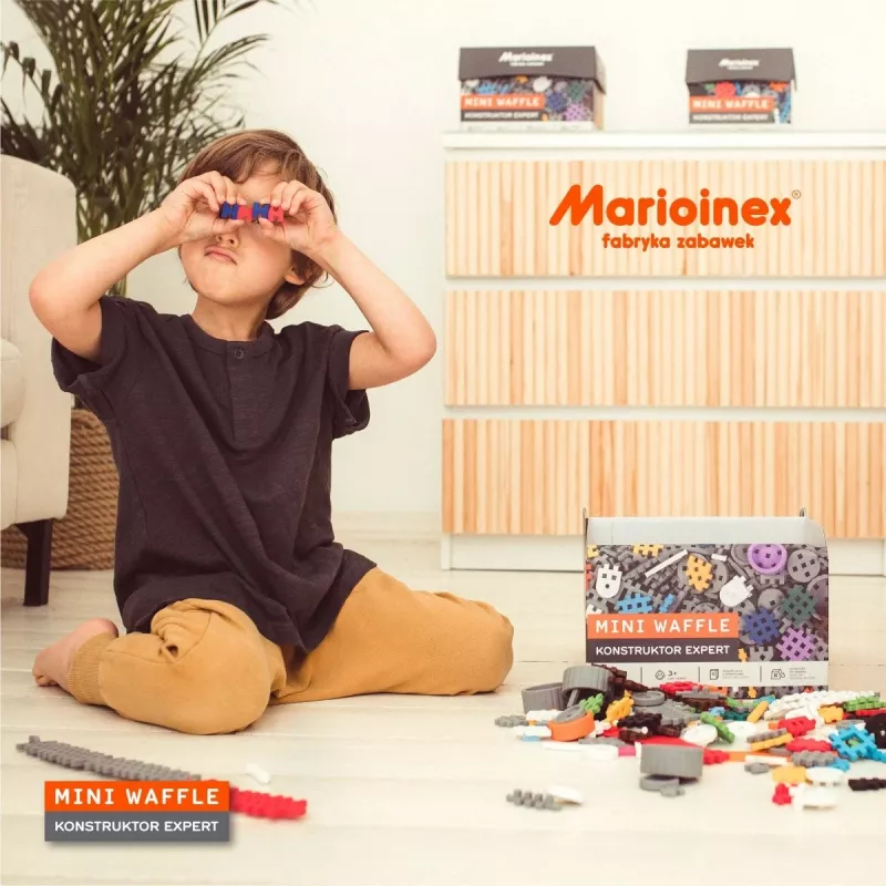 Marioinex Mini Waffle Building Blocks Constructor Expert, 501 pieces