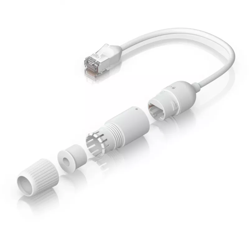 Networking Cable Ubiquiti UACC-Cable-Extender-C6A RJ-45 Cat6a 0.185 m White