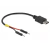 USB cable DeLOCK 85418 0.1 m USB C Black