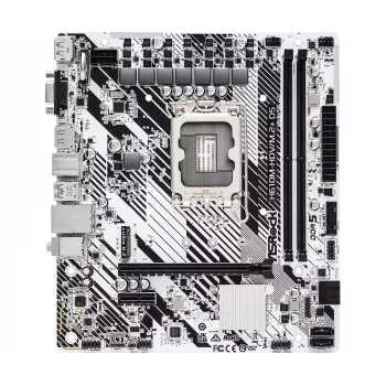 Motherboard ASRock H610M-HDV/M.2+ D5 — Intel H610, LGA 1700, microATX, 2× DDR5 DIMM, M.2, HDMI 2.1, DP 1.4