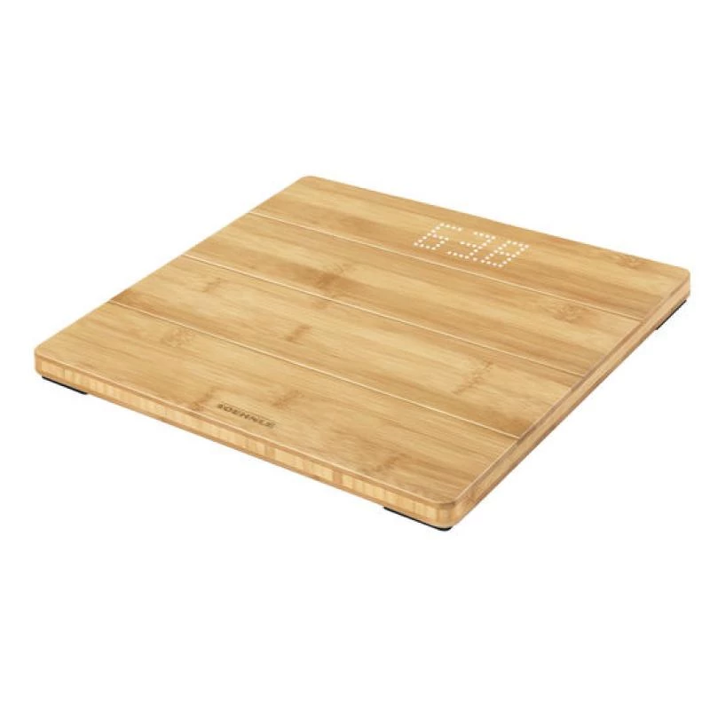 Soehnle Style Sense Bamboo Magic electronic Bathroom Scale square bamboo (63880)