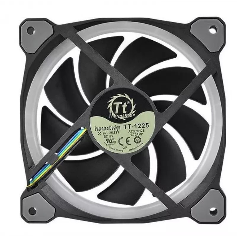Thermaltake Riing 12 RGB Plus TT Premium Edition Case Fan, 3-Pack, 120 mm