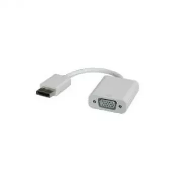 DisplayPort-VGA Adapter, DP ST - VGA BU, VGA D-Sub , DisplayPort, Male, Female, White