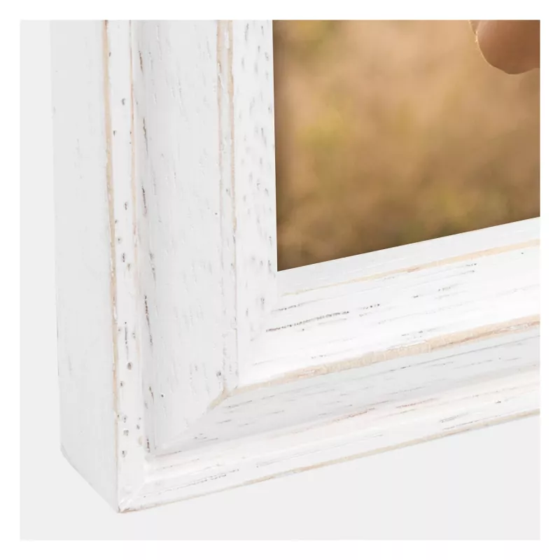 ZEP Rosel White 13x18 Wood Portrait AC257W
