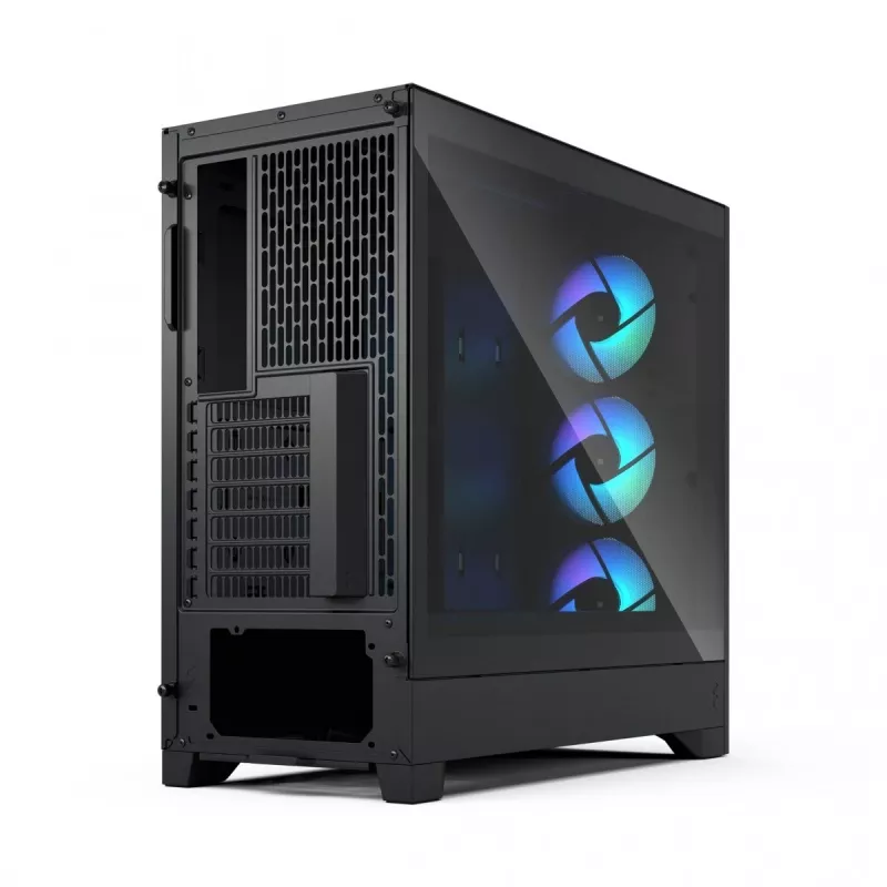 Fractal Design Pop 2 Air Black Solid mid-tower PC case — ATX support, 3x 120 mm front fans, 2.5/3.5 inch drive bays, 215×481×462 mm