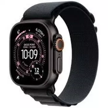 Smartwatch Apple Watch Ultra 3 GPS + Cellular 49mm Black Titanium Case Black Milanese Loop Small