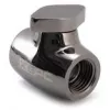 Ball valve XSPC G1/4, brass body with black-chrome finish, model WASC-504